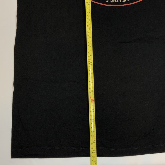 Zac Brown Band 2013 Concert Tour Black Shirt T-Shirt Lucy Justice Goods Size XL - Picture 4 of 9